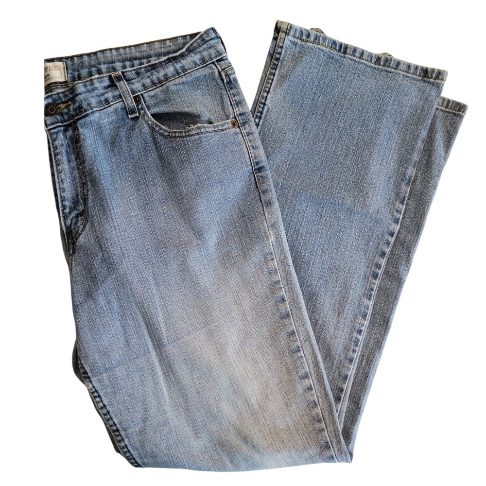Levi Strauss Signature Womens 16M Light Wash Stretch Low Rise Bootcut Jeans